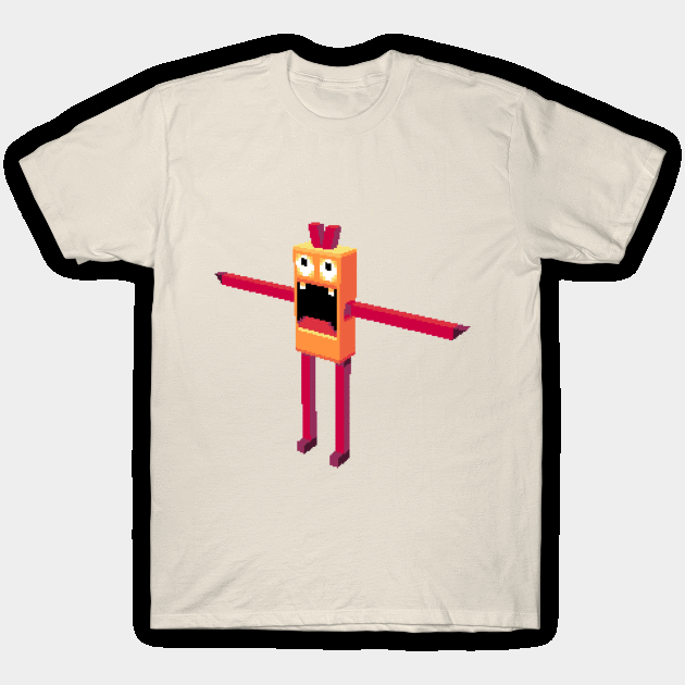 Funky Monster T-Shirt by WannabeArtworks